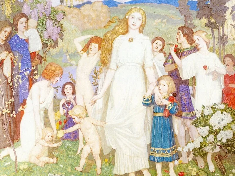 1866-John Duncan - L'arrivo della sposa